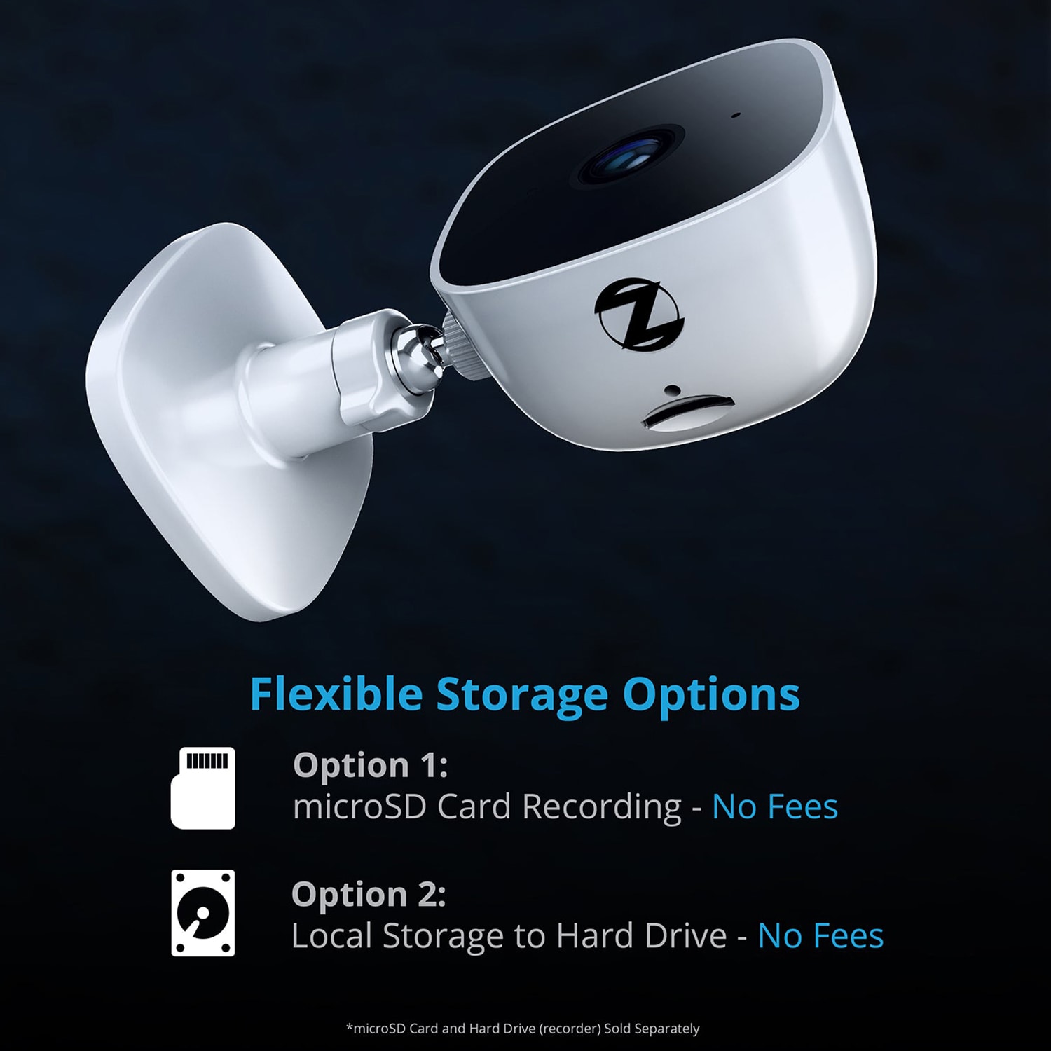 Night Owl - Indoor Wi-Fi IP Plug In 1080p Deterrence Camera with 2-Way Audio - White, , hires