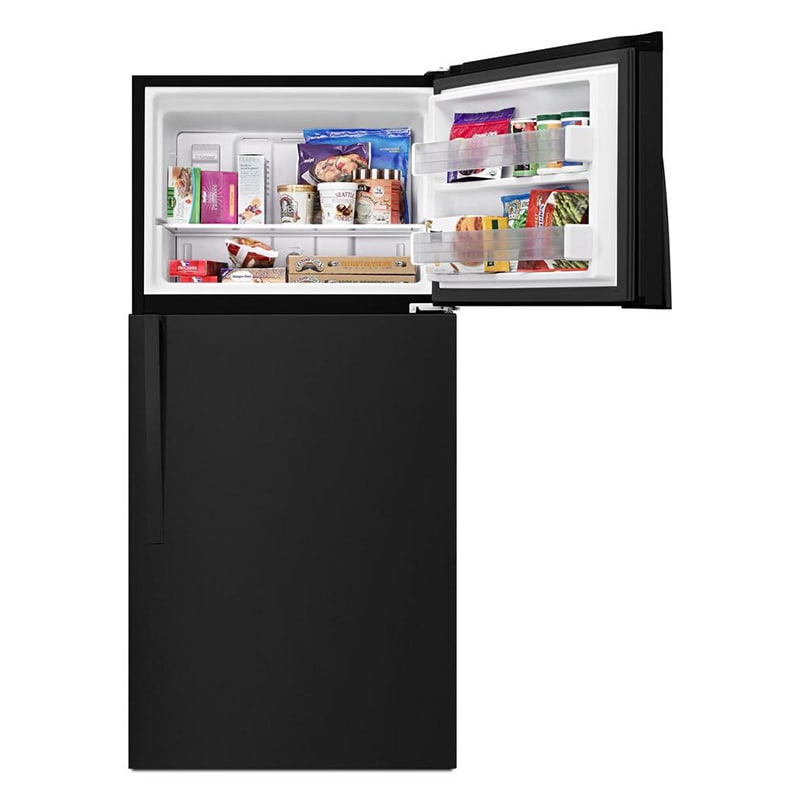 Whirlpool 30 in. 19.2 cu. ft. Top Freezer Refrigerator Black P.C