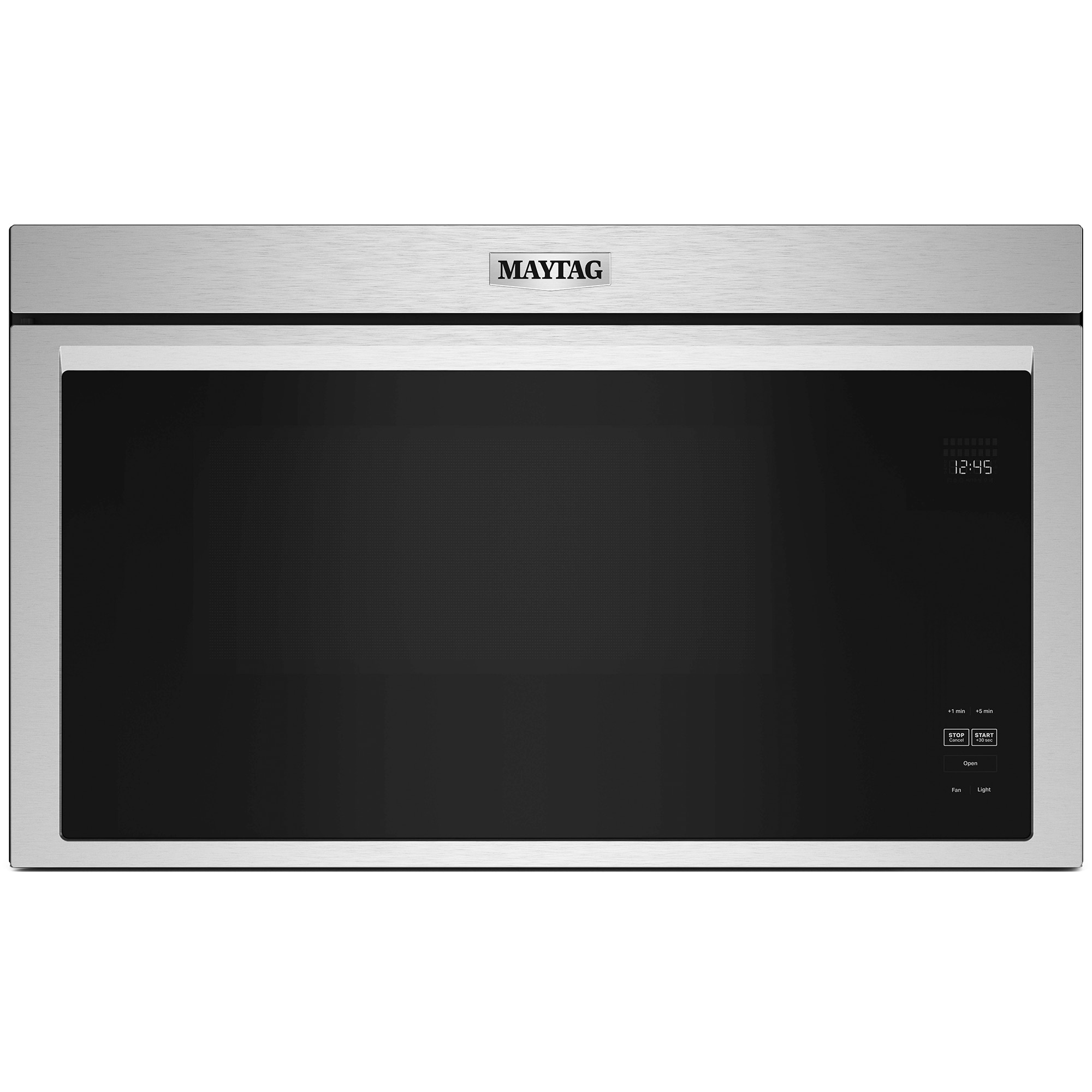 Maytag 30 in. 1.1 cu. ft. 1000W Over-the-Range Microwave with 300 CFM & Sensor Cooking - Fingerprint Resistant Stainless, , hires