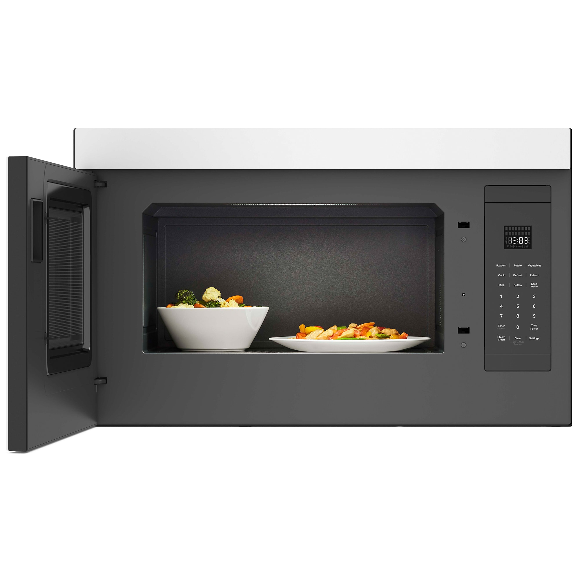 KitchenAid 30 in. 1.1 cu. ft. 1000W Over-the-Range Microwave with 400 CFM & Sensor Cooking - White, White, hires