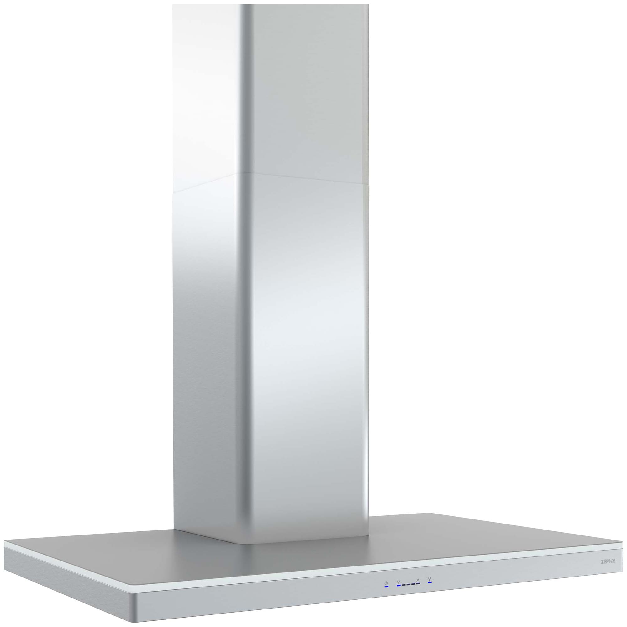 Zephyr Luce Series 36 in. Convertible Chimney Style Range Hood with 600 CFM, 5 Fan Speeds & 2 LED Lights - Stainless Steel, , hires