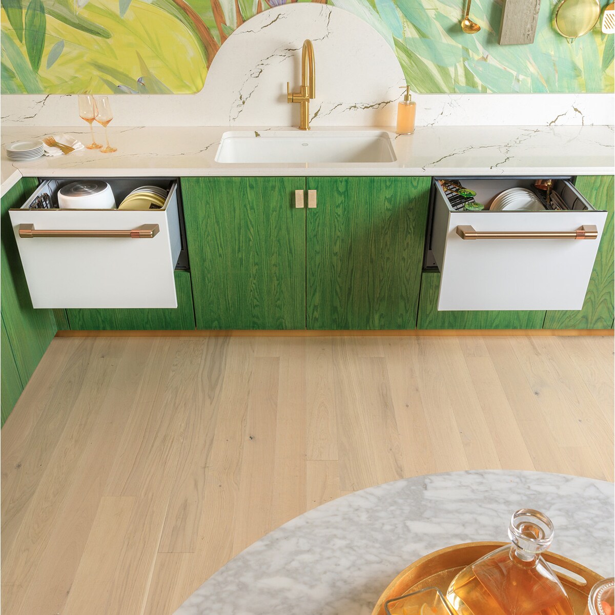 Cafe 24 in. Smart Dishwasher with Top Control & 45 dBa Sound Level - Stainless Steel, , hires