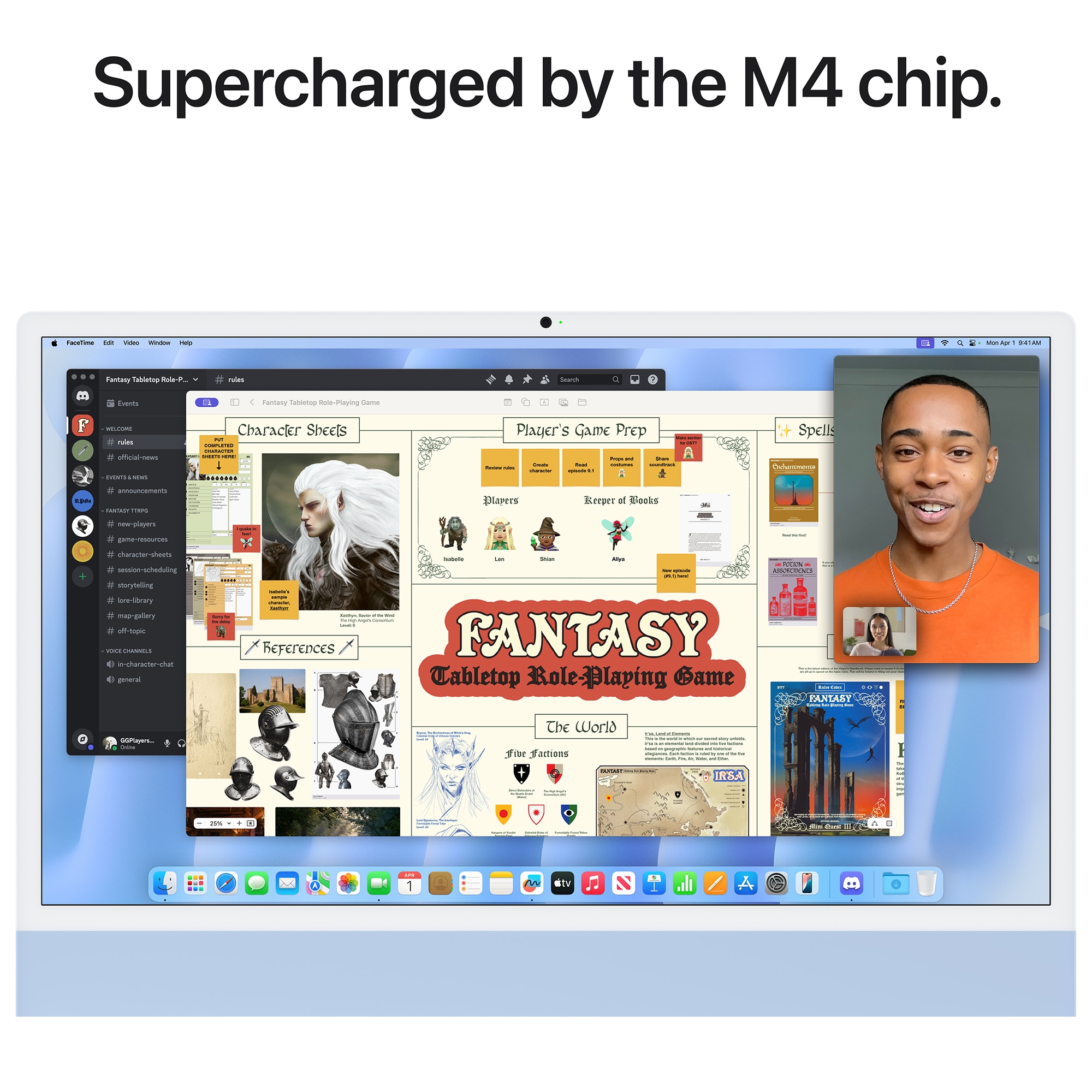 Apple iMac 24 in. (2024) with Apple M4 8-Core CPU, 8-Core GPU, 16 GB RAM, 256 GB SSD & Mac OS - Blue, Blue, hires