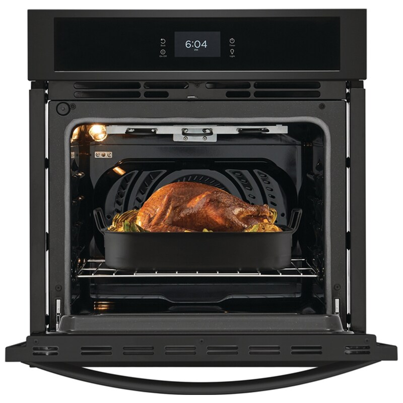 Frigidaire 27 in. 3.8 cu. ft. Electric Single Wall Oven with Standard Convection - Black, Black, hires