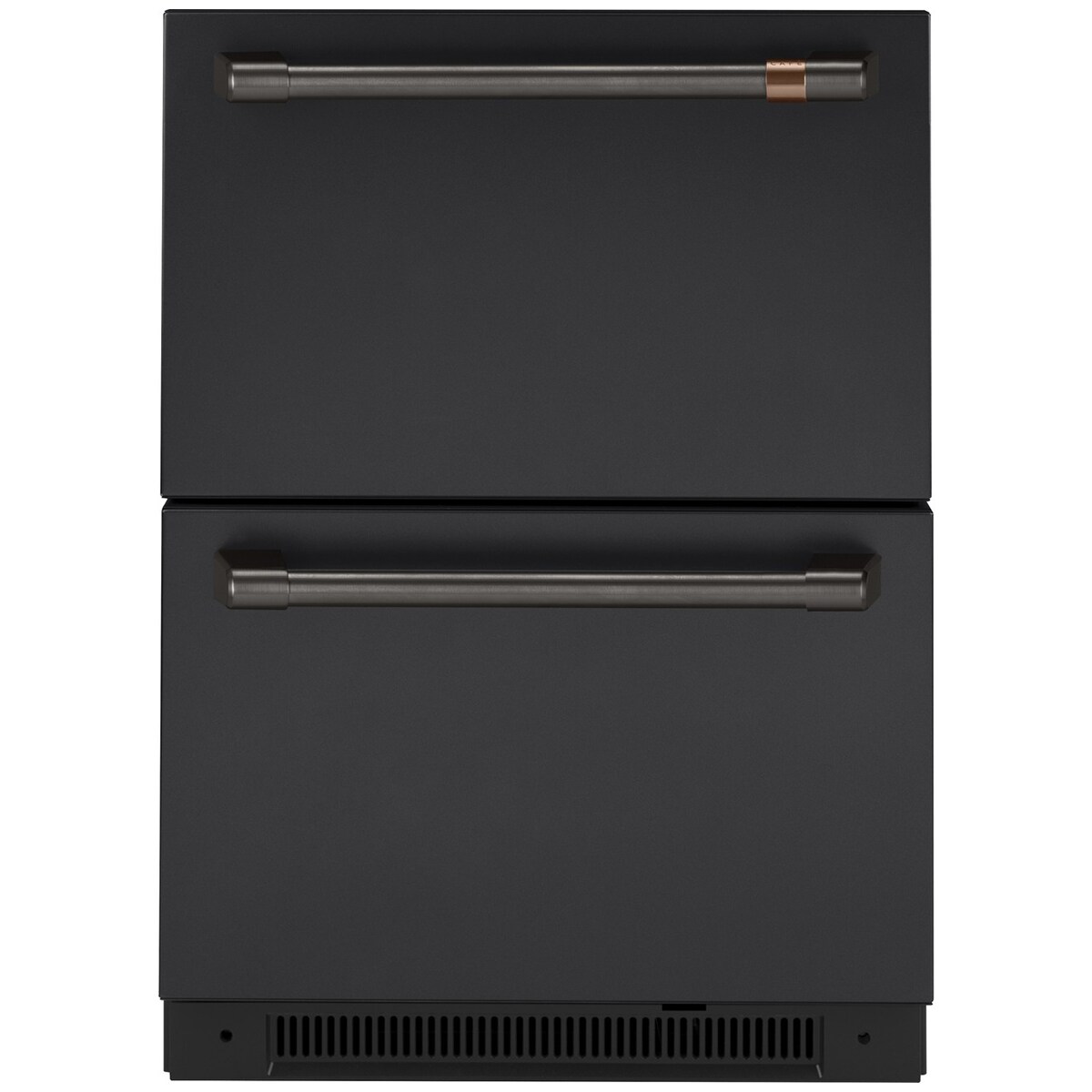 Cafe 24 in. 5.7 cu. ft. Double Refrigerator Drawers - Matte Black, Matte Black, hires