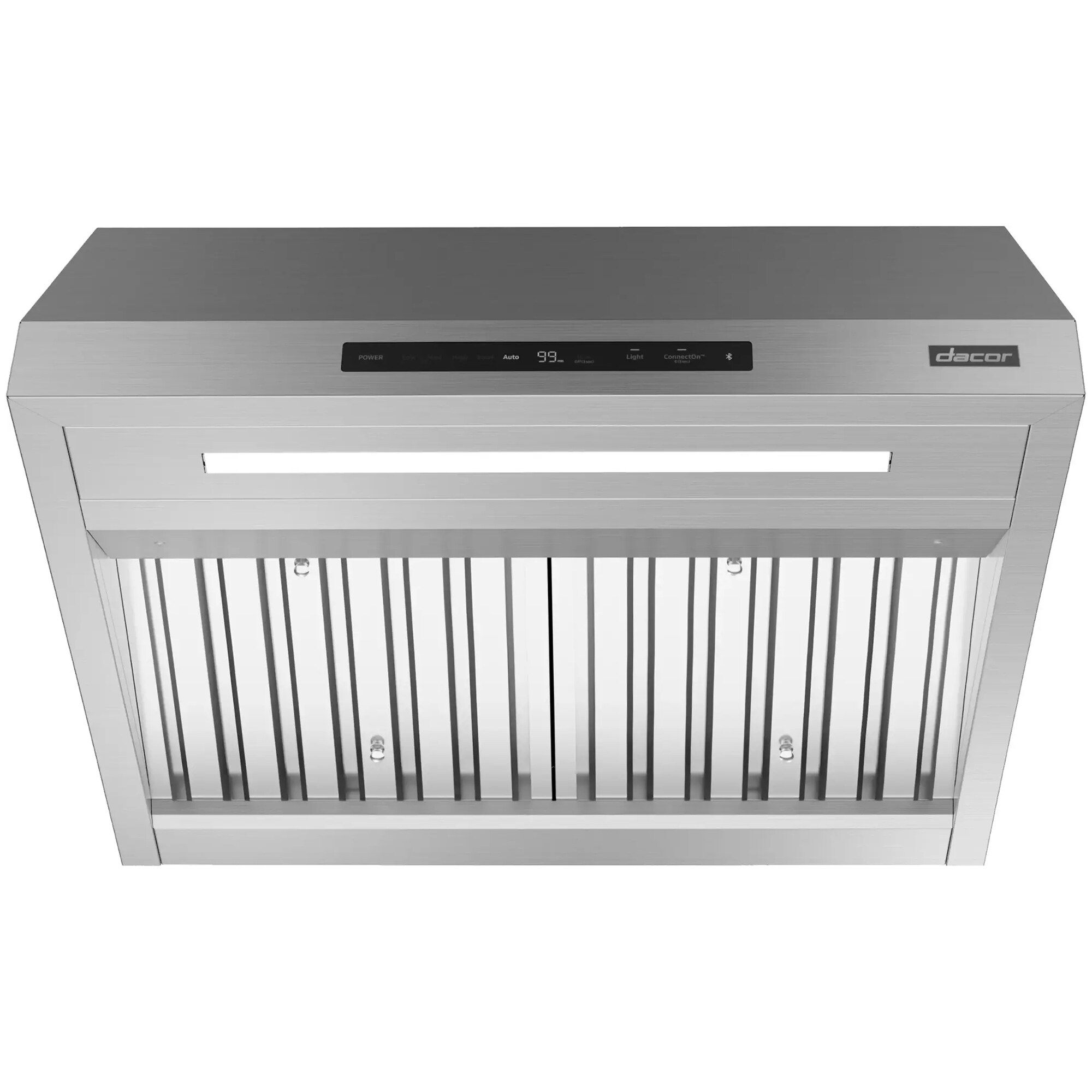 Dacor 30 in. Canopy Pro Style Range Hood with 4 Speed Settings, 600 CFM & 1 LED Light - Silver Stainless, , hires