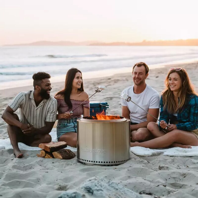 Solo Stove Bonfire 2.0 Fire Pit - Stainless Steel, , hires