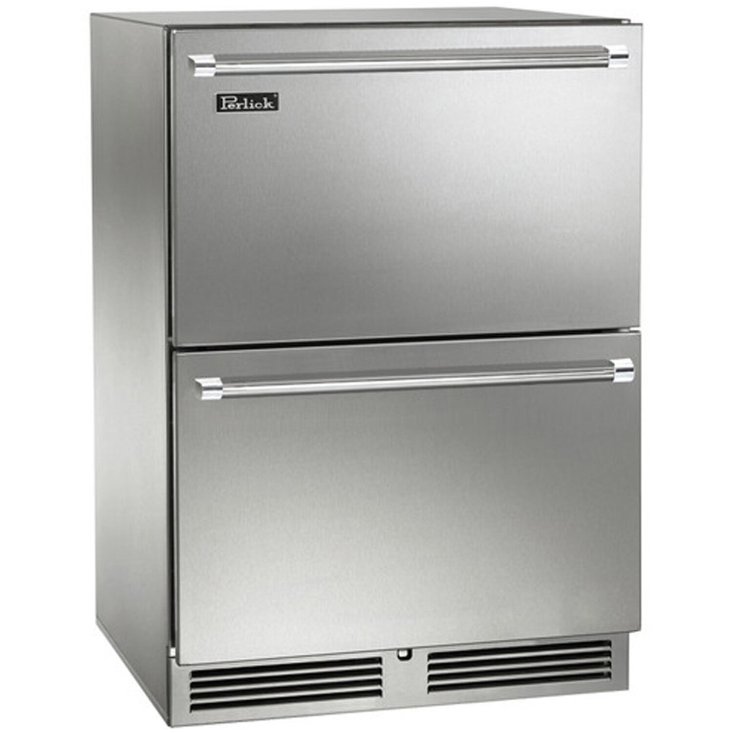 Perlick Signature Series 24 in. 5.2 cu. ft. Double Refrigerator Drawers - Custom Panel Ready, , hires