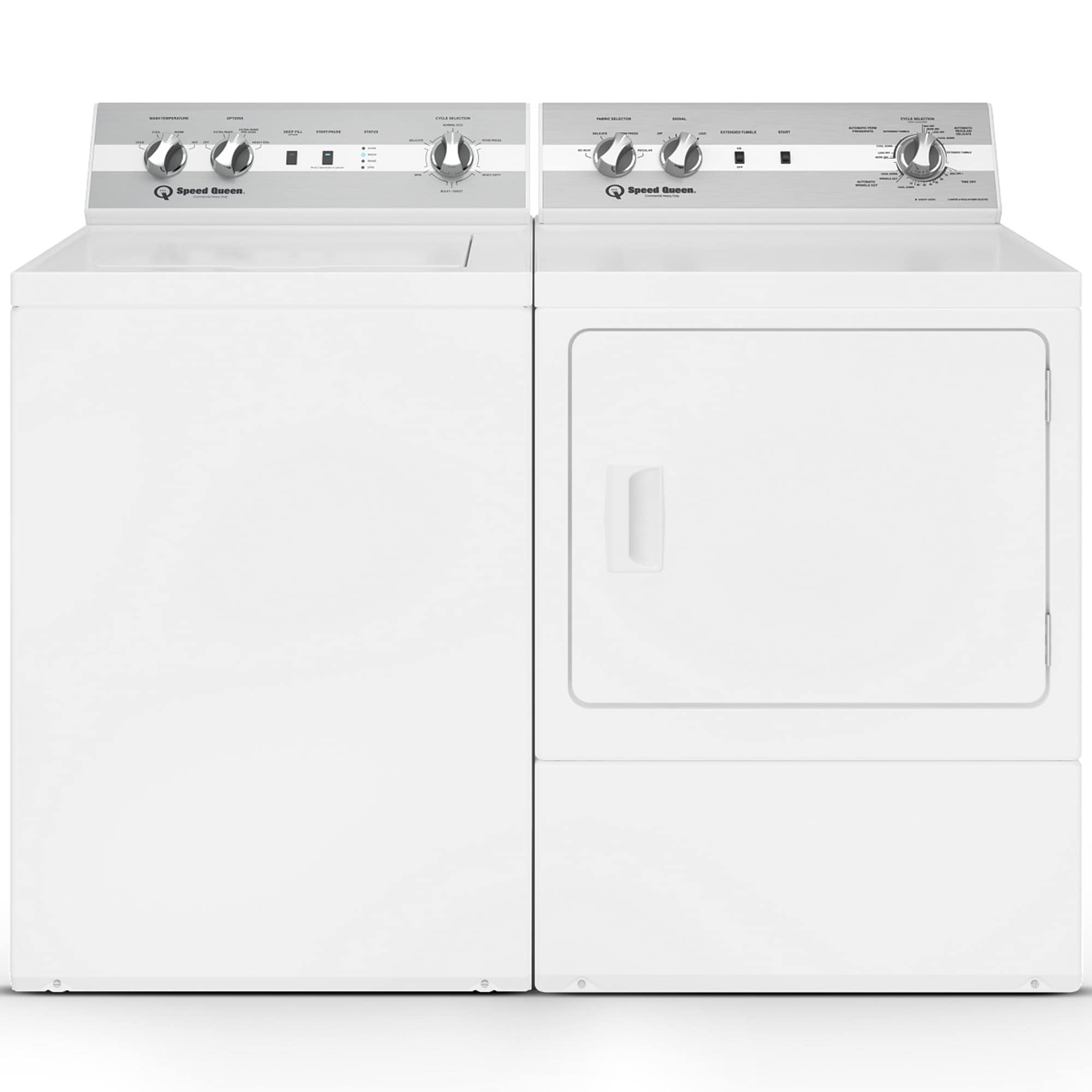 Speed Queen TC5 26 in. 3.2 cu. ft. Top Load Washer with Agitator & Classic Clean - White, White, hires
