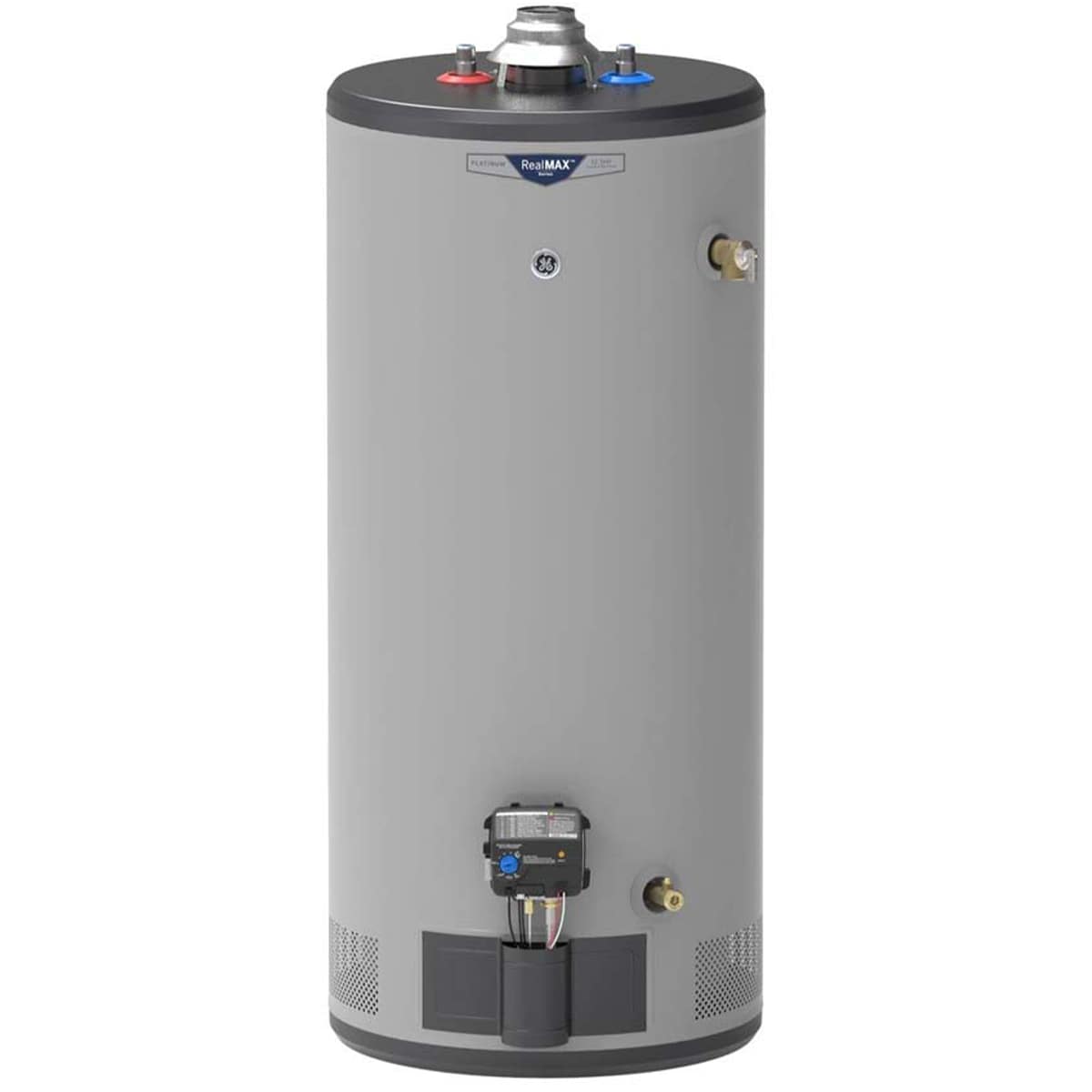 GE RealMax Platinum LP Gas 40 Gallon Short Water Heater with 12-Year Parts Warranty, , hires