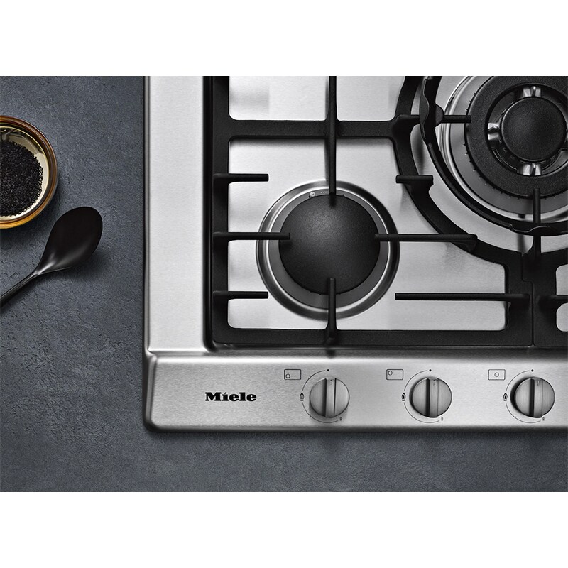 Miele 30 in. 5Burner Natural Gas Cooktop Stainless Steel P.C