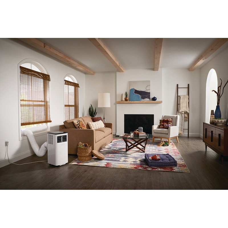 Frigidaire 8,000 BTU (5,500 BTU DOE) 115V Portable Air Conditioner with 2 Fan Speeds, Sleep Mode & Remote Control - White, , hires
