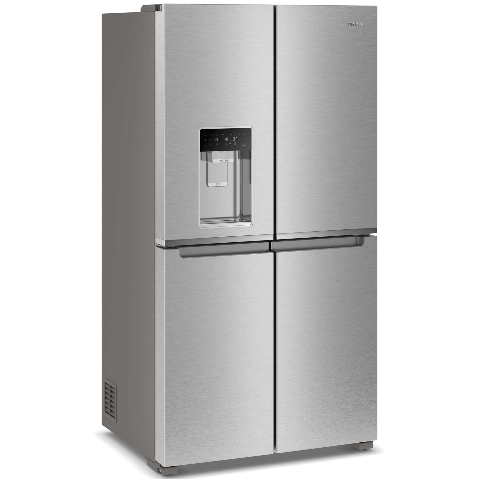 Whirlpool 36 in. 19.1 cu. ft. Counter Depth 4-Door French Door Refrigerator with Ice & Water Dispenser - Fingerprint Resistant Stainless Steel, , hires