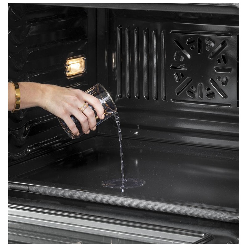 Cafe Professional Series 30 in. 5 cu. ft. Smart Electric Single Wall Oven with True European Convection - Matte White, Matte White, hires