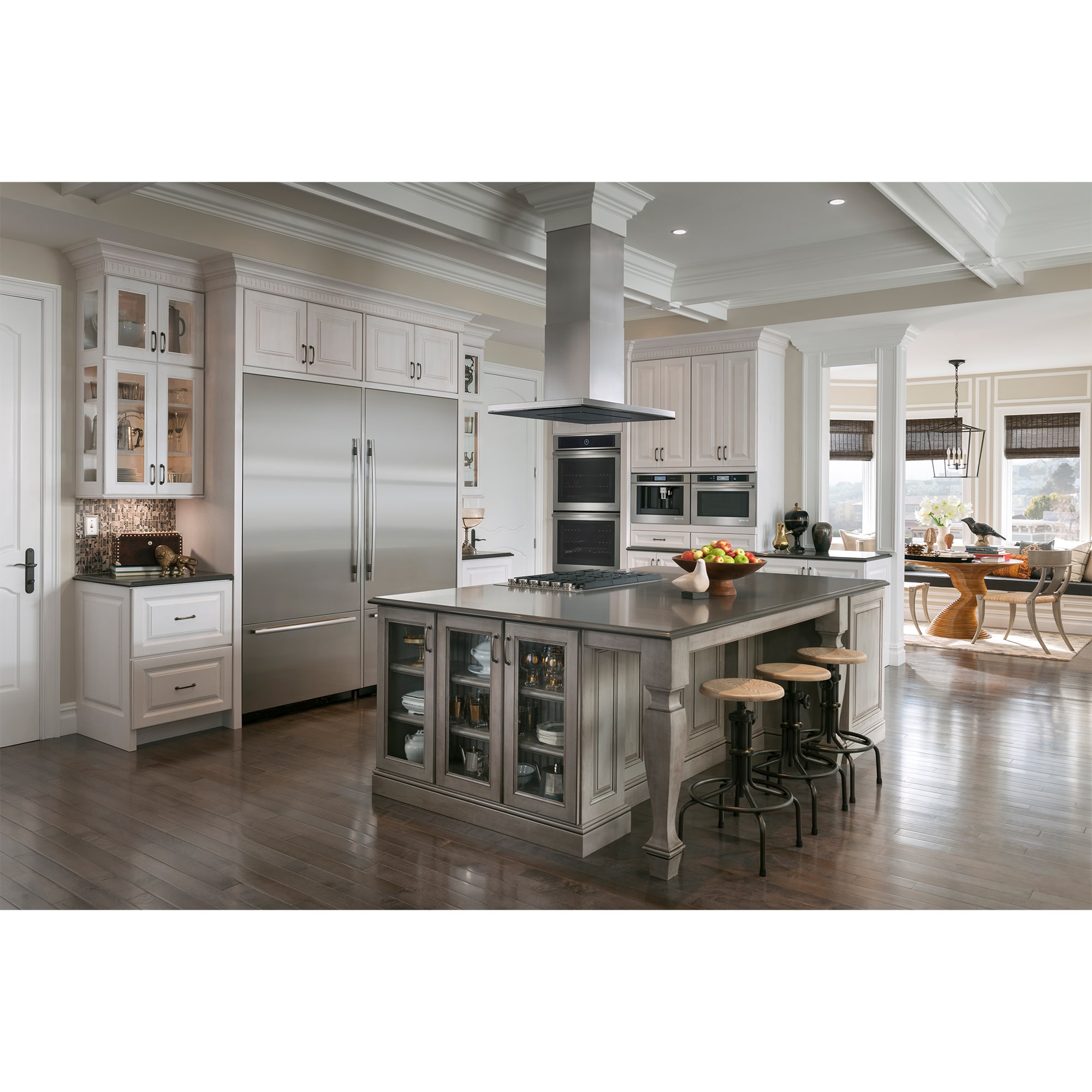 JennAir Euro-Style 36 in. 6-Burner Natural Gas Cooktop with Simmer Burner & Power Burner - Stainless Steel, , hires