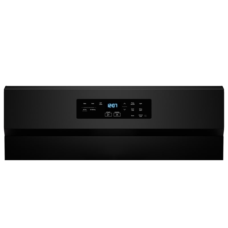 Maytag 30 in. 5 cu. ft. Air Fry Standard Convection Gas Range with 5 Sealed Burners - Black, Black, hires