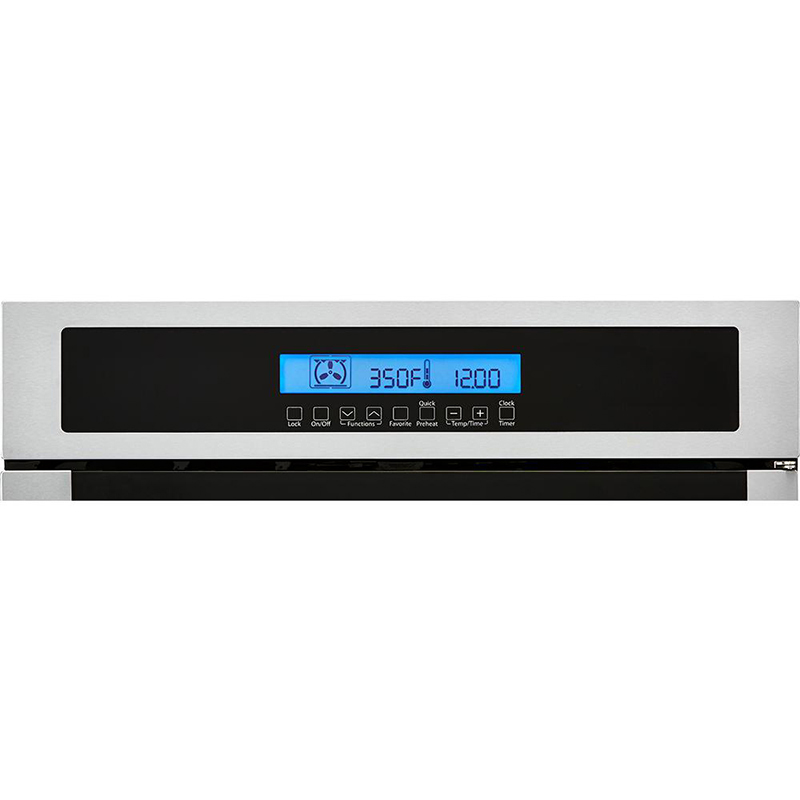 Haier 24" 2.0 Cu. Ft. Electric Wall Oven with True European Convection & Self Clean Stainless