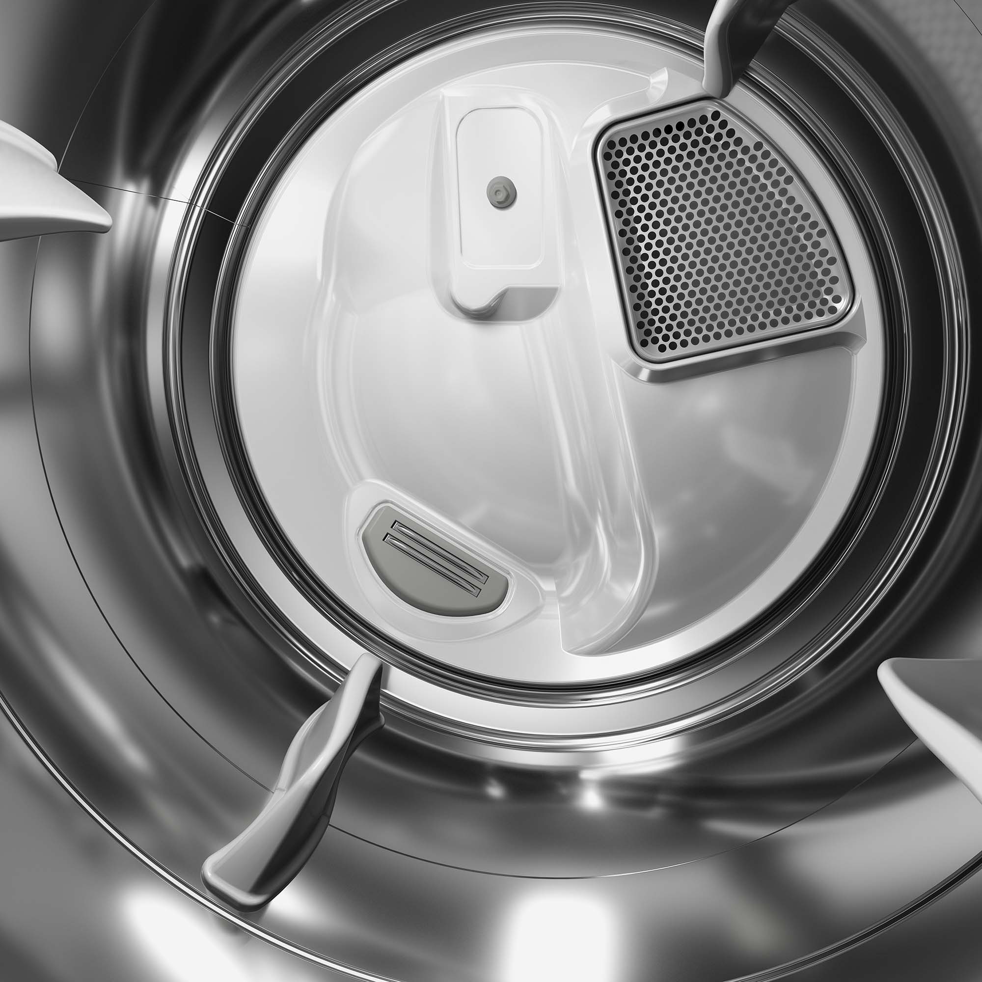 Maytag 27 in. 7.3 cu. ft. Smart Stackable Gas Dryer with Extra Power Button, Industry-Exclusive Extra Moisture Sensor, Sanitize & Steam Cycle - Metallic Slate, Metallic Slate, hires