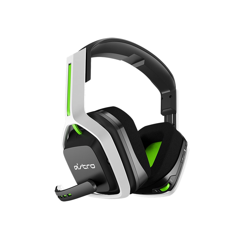 Astro Gaming A20 Wireless Stereo Gaming Headset Gen 2 for Xbox Series X|S, Xbox One, PC and Mac - White/Green, , hires