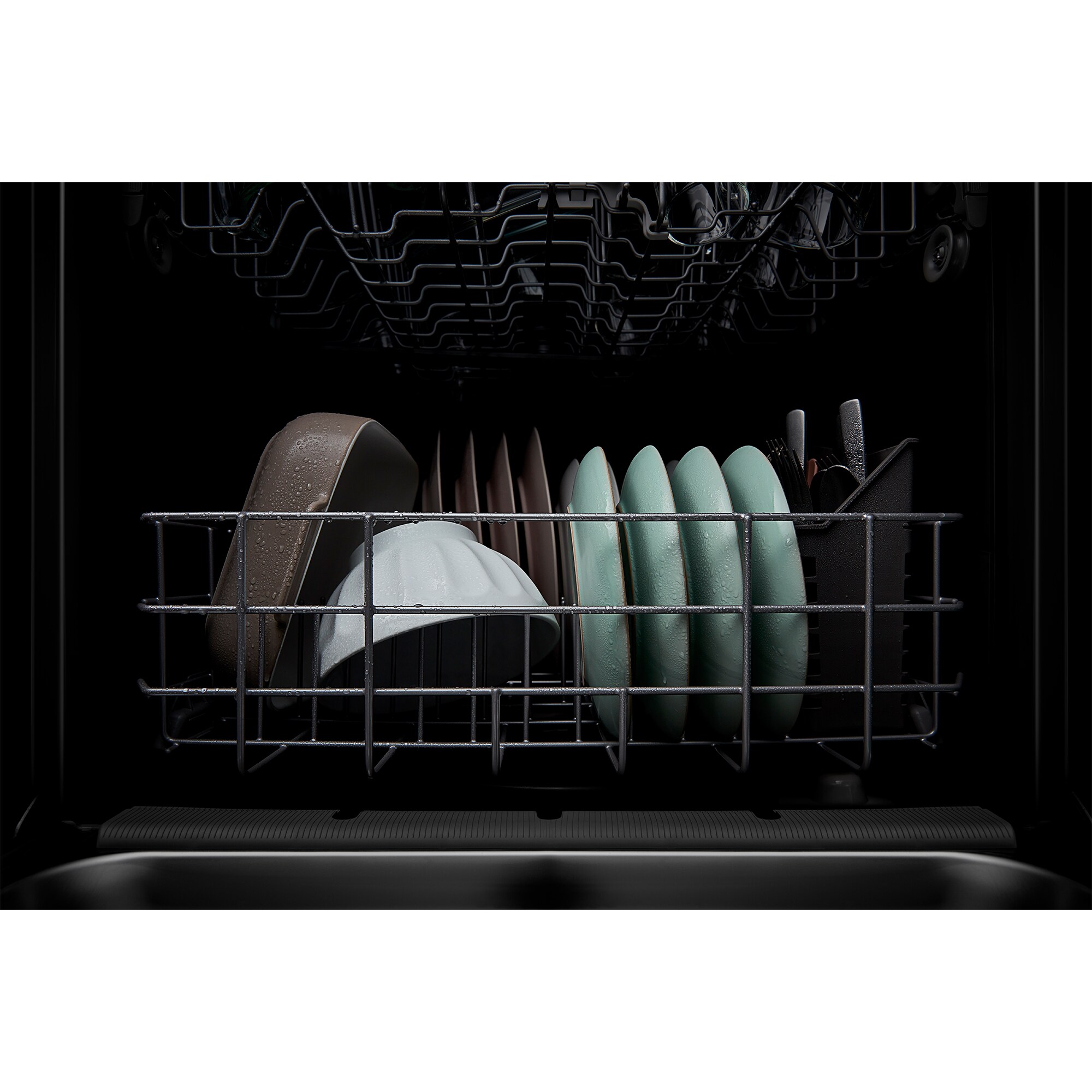 Whirlpool 24 in. Top Control Dishwasher with 55 dBa Sound Level & Pocket - White, White, hires