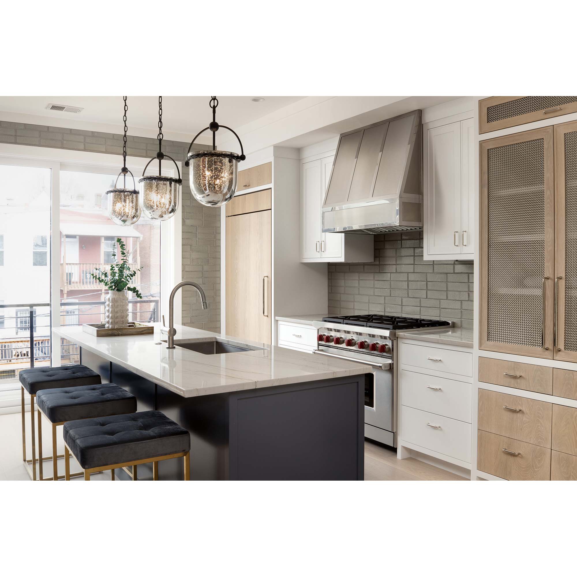 Wolf 34 in. Ducted Standard Style Range Hood with 2 LED Lights - Stainless Steel, , hires