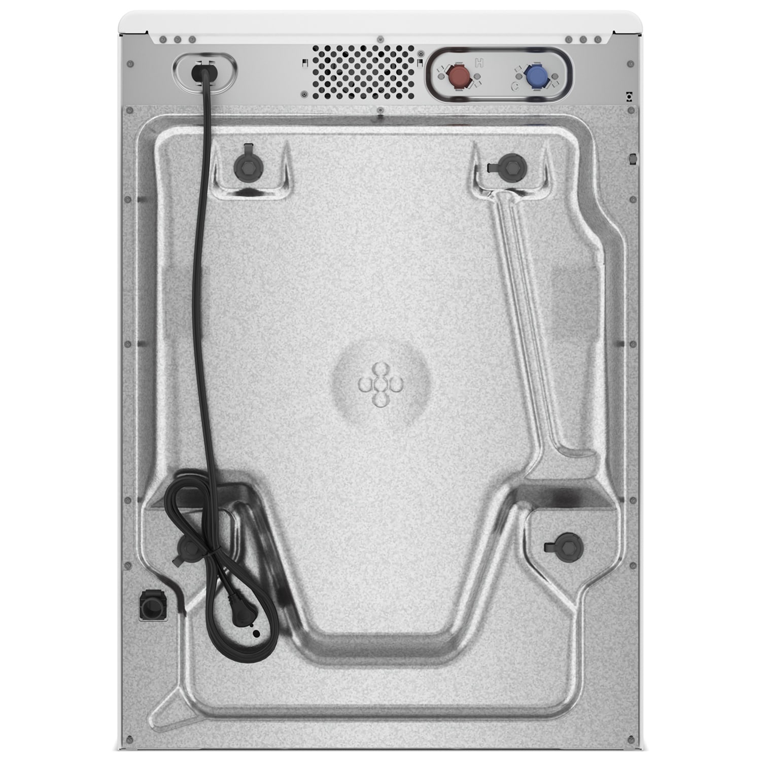 Whirlpool 27 in. 5.0 cu. ft. Smart Stackable Front Load Washer with FreshFlow Vent System, Sanitize & Steam Cycle - Radiant Silver, Radiant Silver, hires