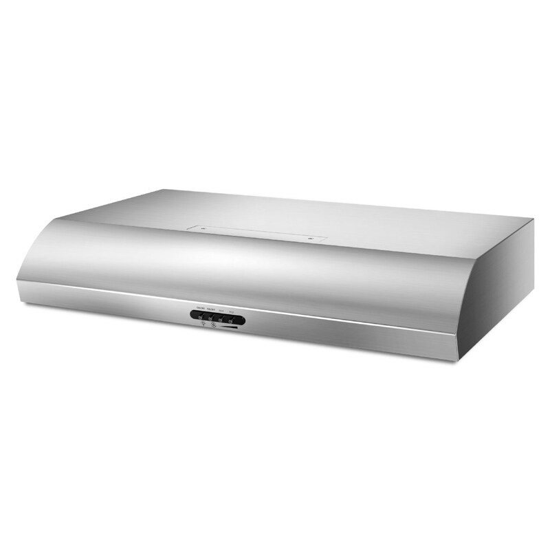 Whirlpool 30 in. Convertible Standard Style Range Hood with 560 CFM, 3 Fan Speeds & 2 Halogen Lights - Stainless Steel, , hires