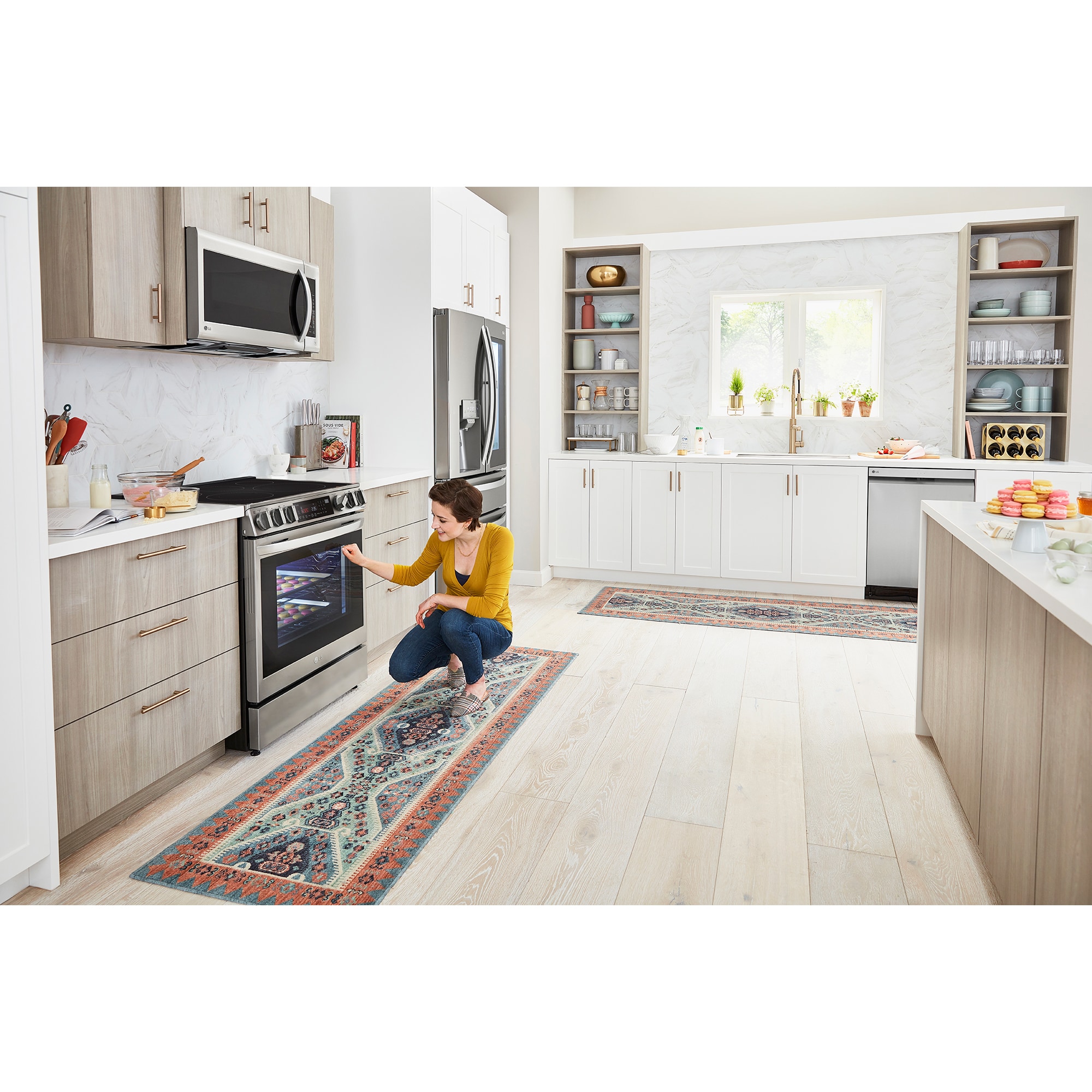 LG InstaView 30 in. 6.3 cu. ft. Smart Air Fry True European Convection Slide-In Electric Range with Radiant Burners - PrintProof Stainless Steel, PrintProof Stainless Steel, hires