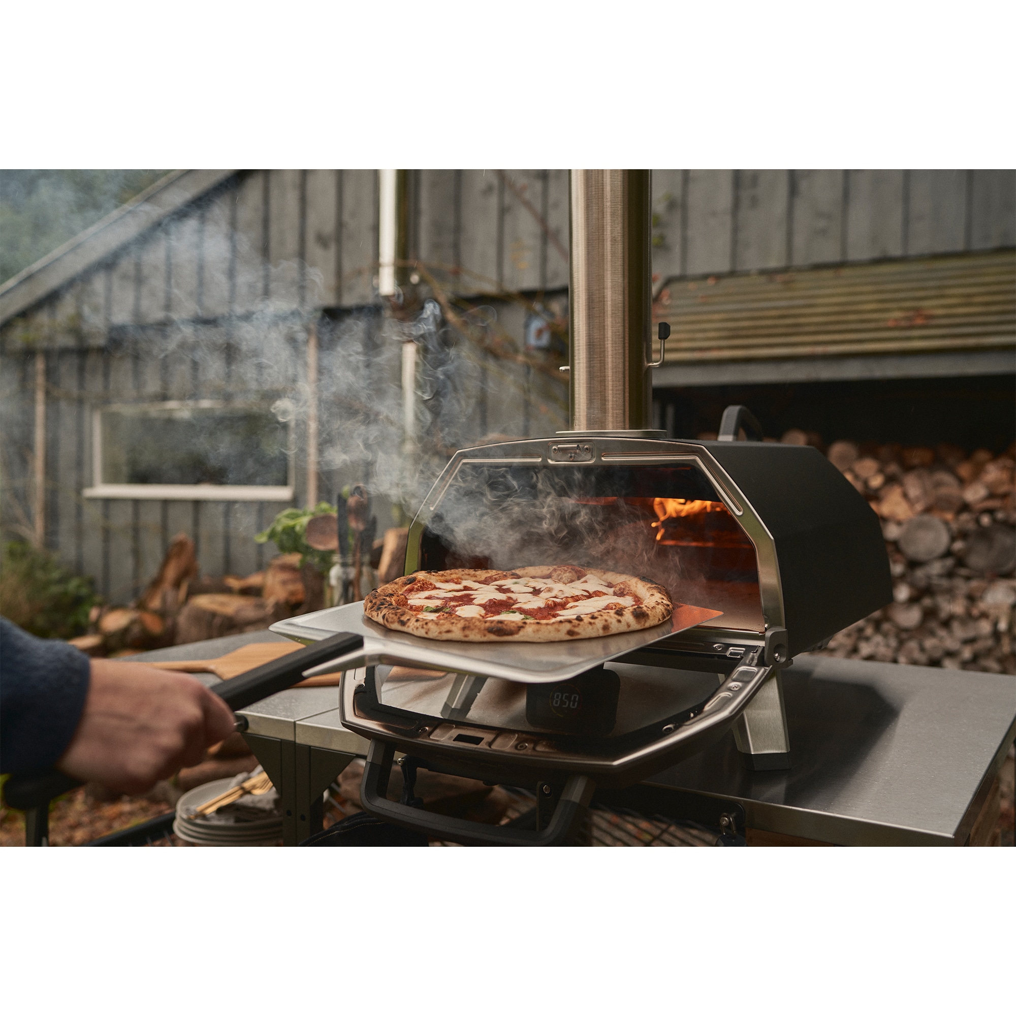 Ooni Karu 2 Pro 16 in. Multi-Fuel Outdoor Pizza Oven - Black, , hires