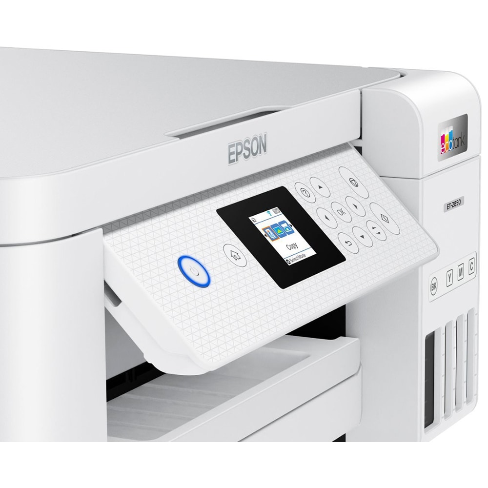 Epson - EcoTank ET-2850 All-in-One Supertank Inkjet Printer - White, , hires