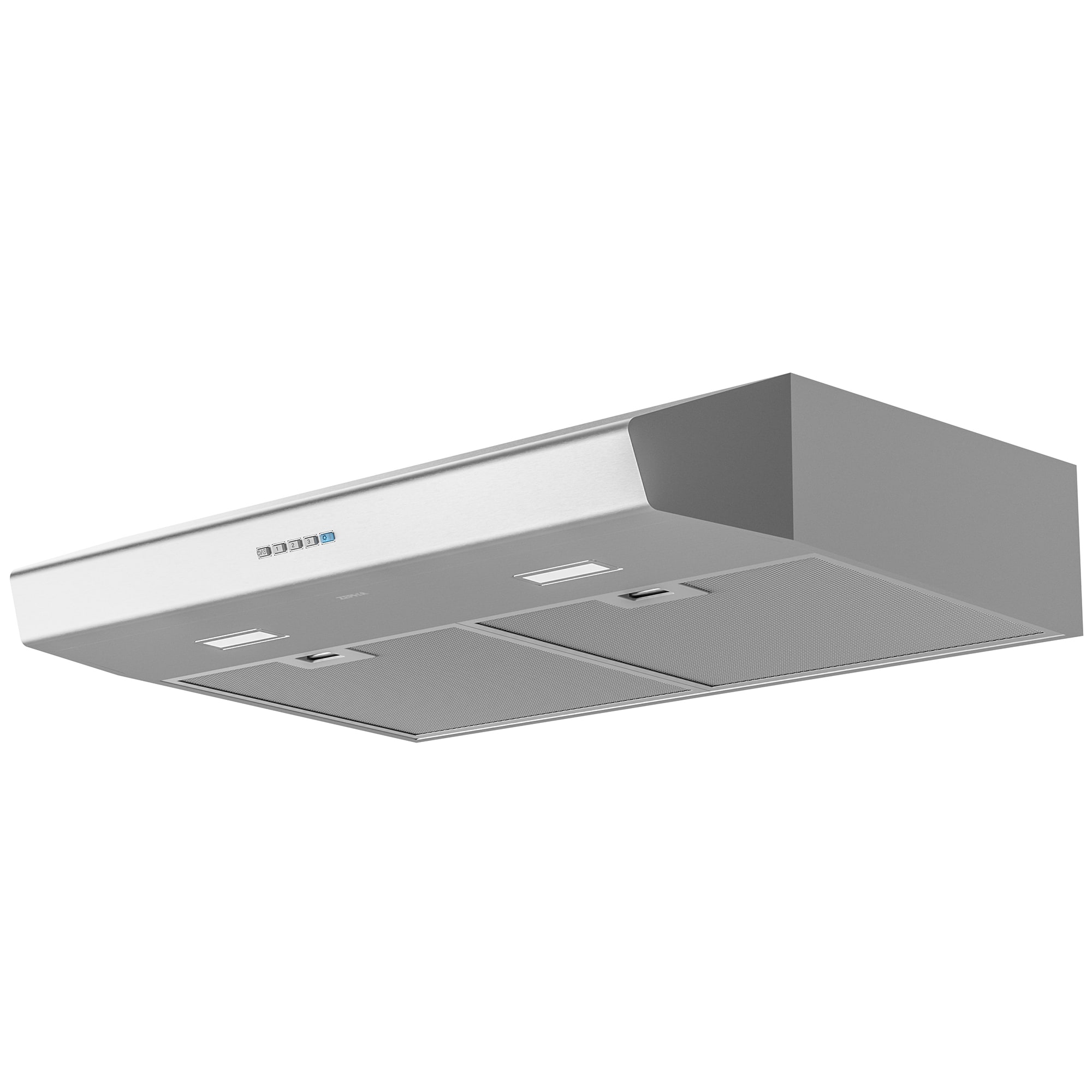 Zephyr Breeze II 30 in. Convertible Standard Style Range Hood with 400 CFM, 3 Fan Speeds & 2 LED Lights - Stainless Steel, Stainless Steel, hires