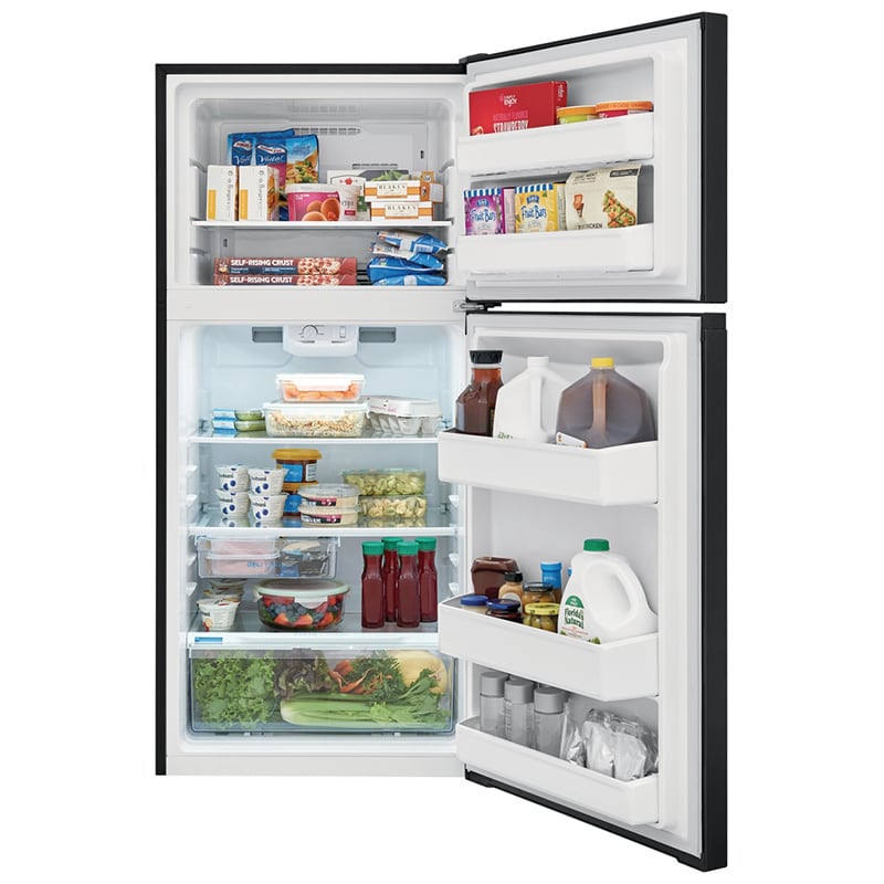 Frigidaire 28 in. 13.9 cu. ft. Counter Depth Top Freezer Refrigerator - Black, Black, hires