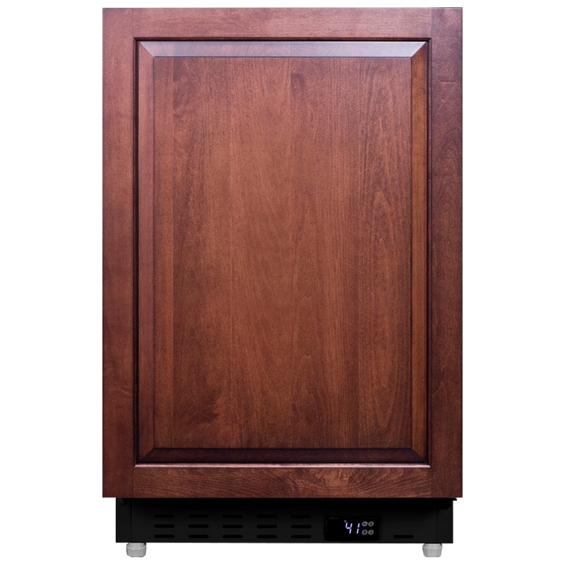 Summit 21 in. 3.5 cu. ft. Left-Hinged Undercounter Refrigerator - Custom Panel Ready with Black Cabinet, , hires