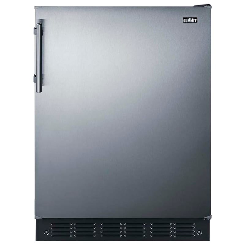 Summit 24 in. 5.0 cu. ft. Undercounter Refrigerator - Stainless Steel, , hires