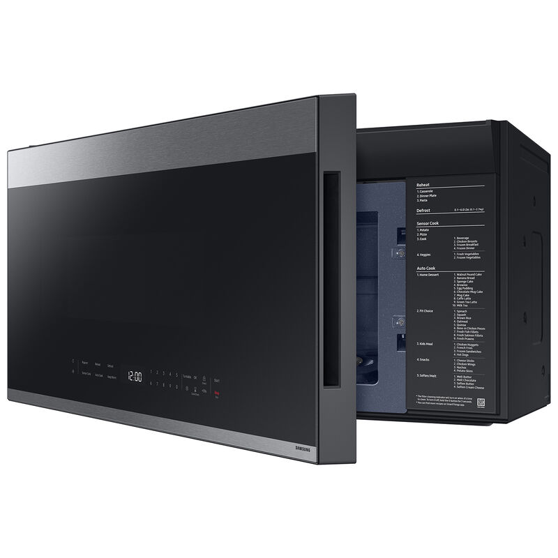 Samsung Bespoke 30 in. 2.1 cu. ft. 1000W Smart Over-the-Range Microwave with 400 CFM & Sensor Cooking - Stainless Steel, Stainless Steel, hires