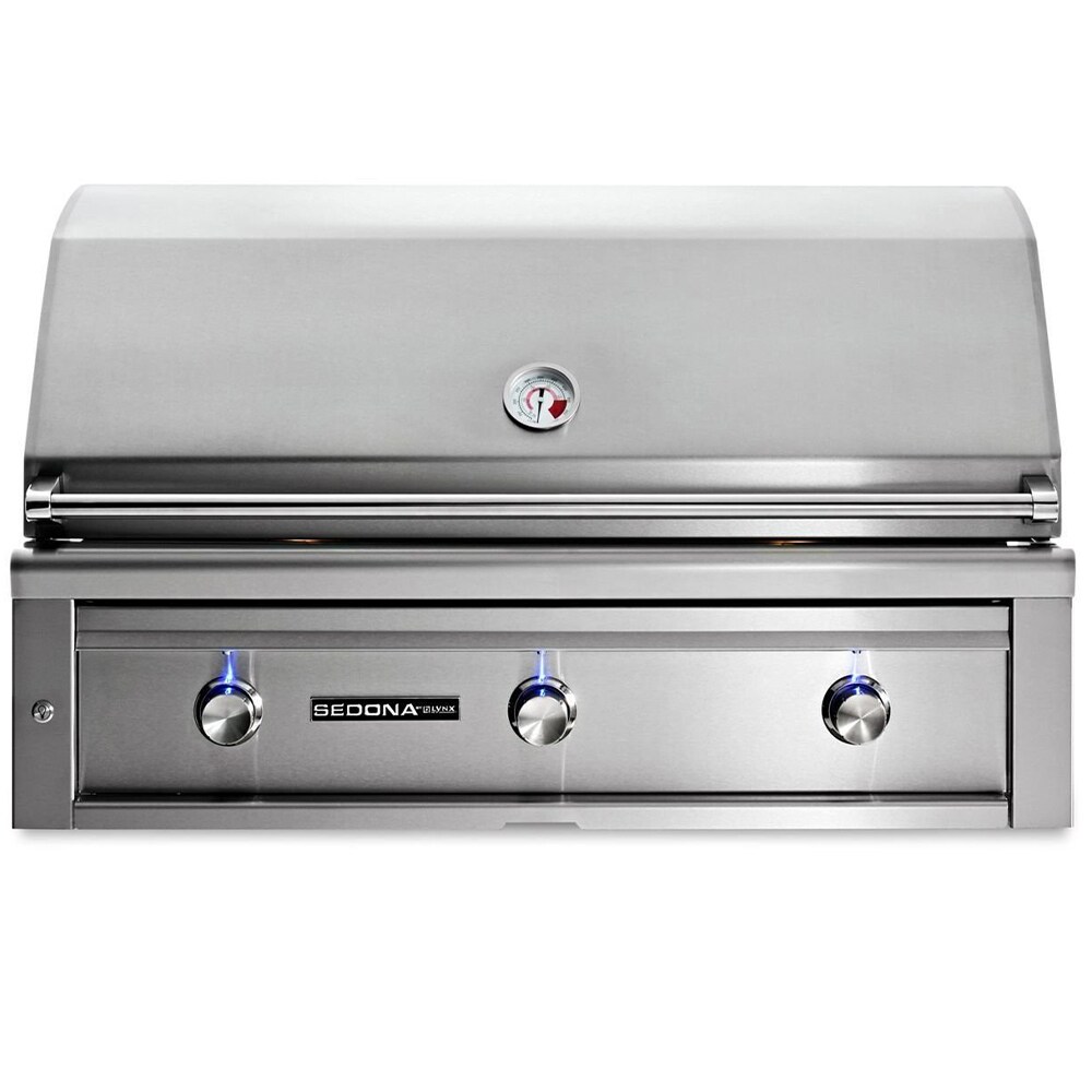 Sedona by Lynx 42 in. 3-Burner Built-In LP Gas Grill with Electronic Ignition System & Sear Burner - Stainless Steel, , hires