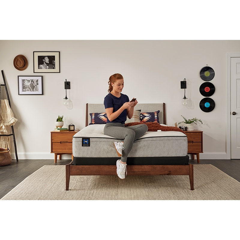 Sealy Essentials Hayward Medium Firm Euro Top - Queen Mattress, , hires