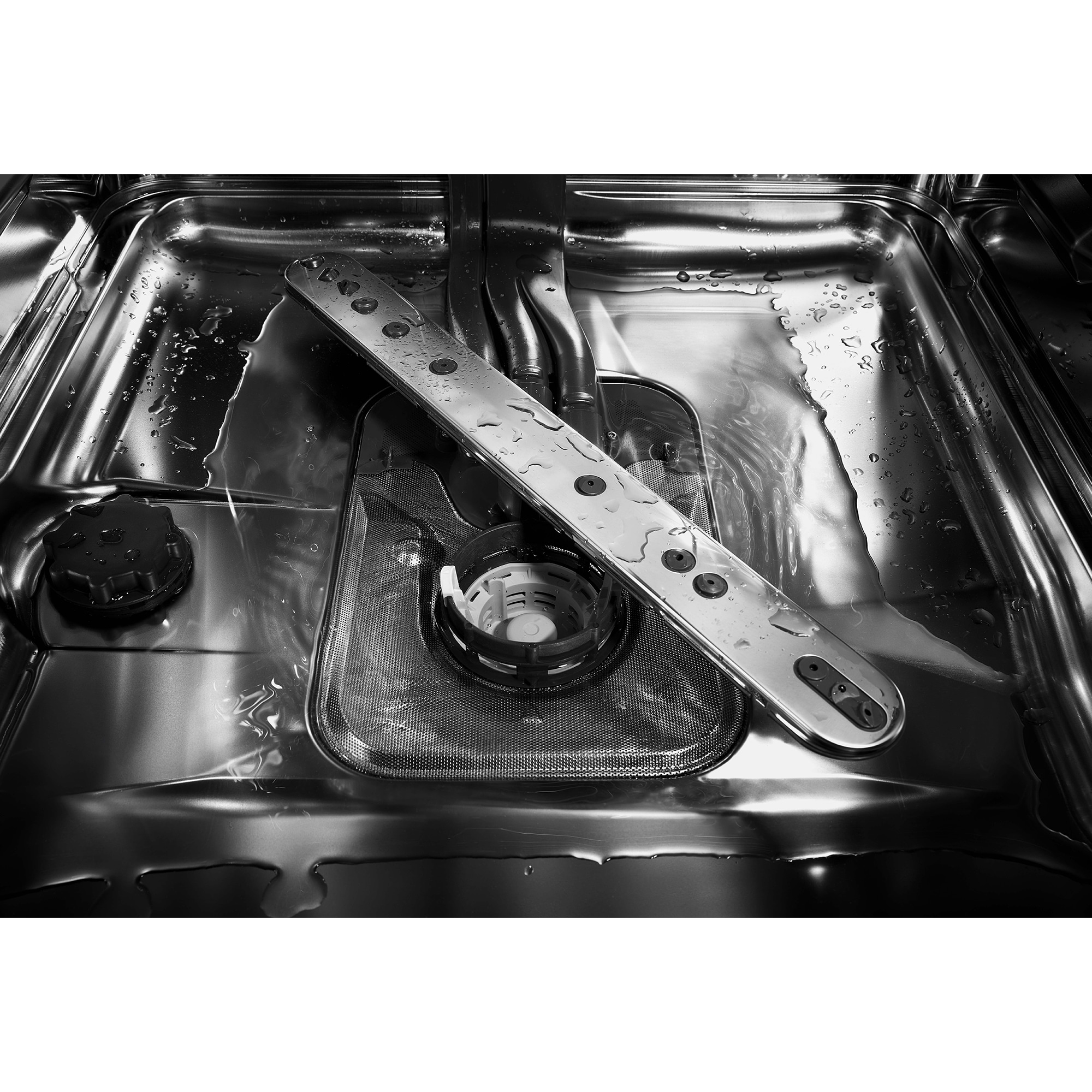 KitchenAid 24 in. Top Control Flush-Mount Dishwasher with 39 dBa Sound Level & 3rd-Rack - Custom Panel Ready, Custom Panel Required, hires