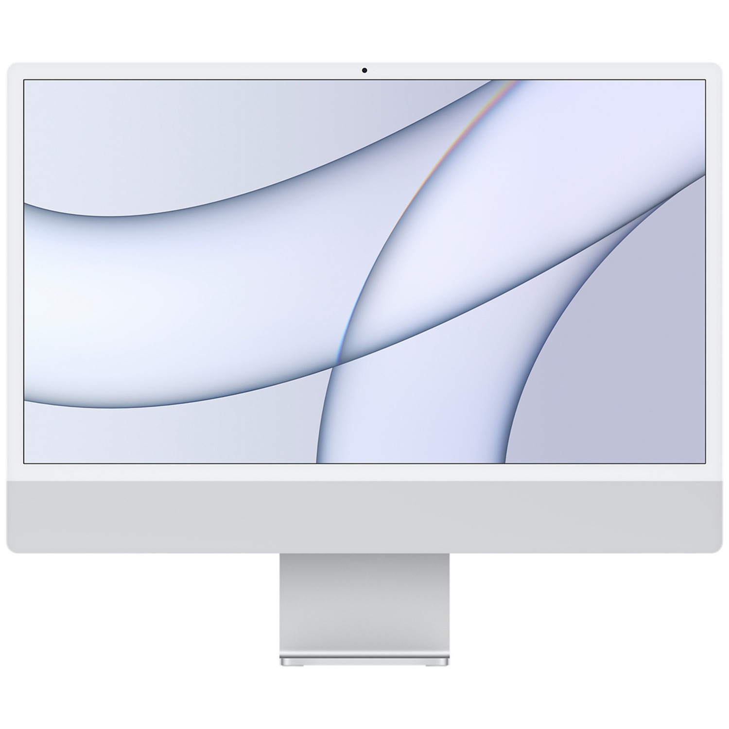 Apple iMac with 4.5K Retina Display, Apple M1 8-core, 8GB RAM, 256GB SSD, Apple 8-core GPU, MacOS - Silver (MGPC3LL-A)
