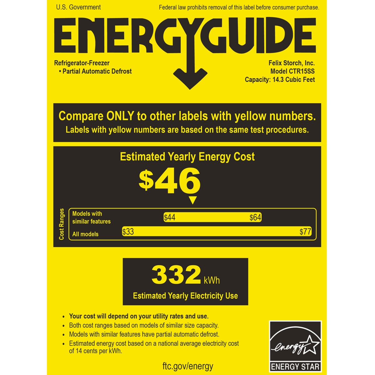 Summit 28 in. 14.3 cu. ft. Counter Depth Top Freezer Refrigerator - Stainless Steel, Stainless Steel, hires