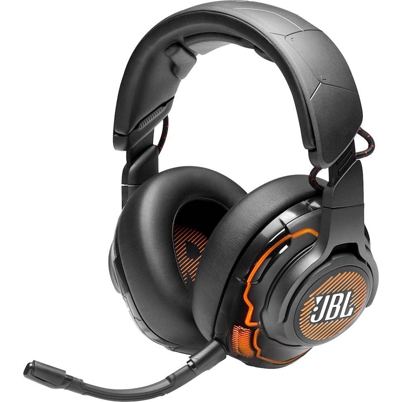 JBL Quantum One Surround Sound Wired Gaming Headset for PC, PS4, Xbox One, Nintendo Switch, and Mobile Devices - Black (QUANONEBLKAM)