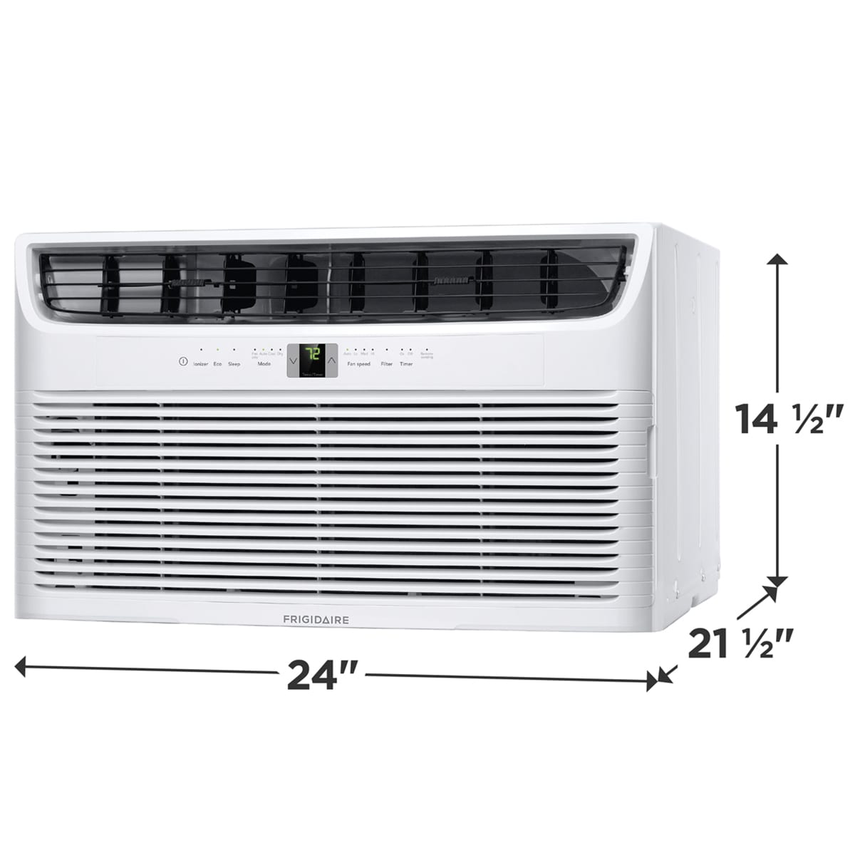 Frigidaire 10,000 BTU 230V Through-the-Wall Air Conditioner with 3 Fan Speeds, Sleep Mode & Remote Control - White, , hires