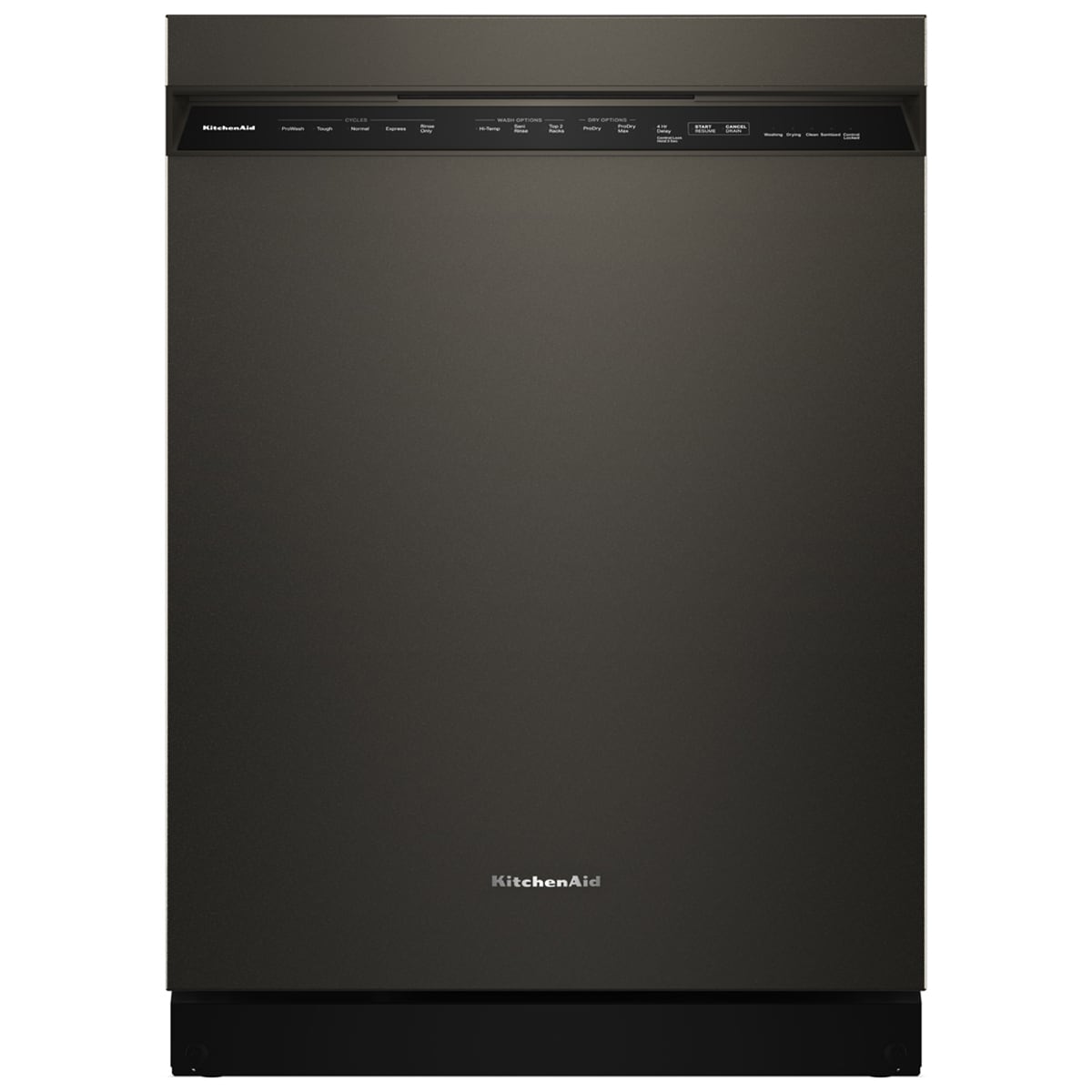 KitchenAid 24 in. Front Control Dishwasher with 41 dBA Sound Level, 3rd-Rack, ProDry System & Pocket Handle - Black Ore, , hires