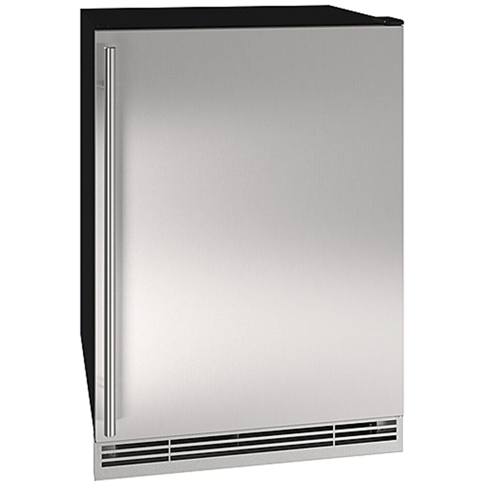 U-Line 24 in. 5.7 cu. ft. Built-In/Freestanding Beverage Center with Fixed Shelves & Digital Control - Stainless Steel, , hires
