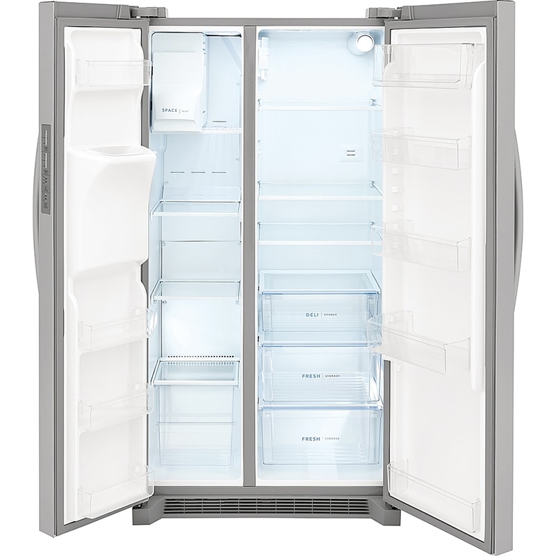 Frigidaire 36 in. 22.3 cu. ft. Counter Depth Side by Side Refrigerator with Ice & Water Dispenser - Stainless Steel, , hires