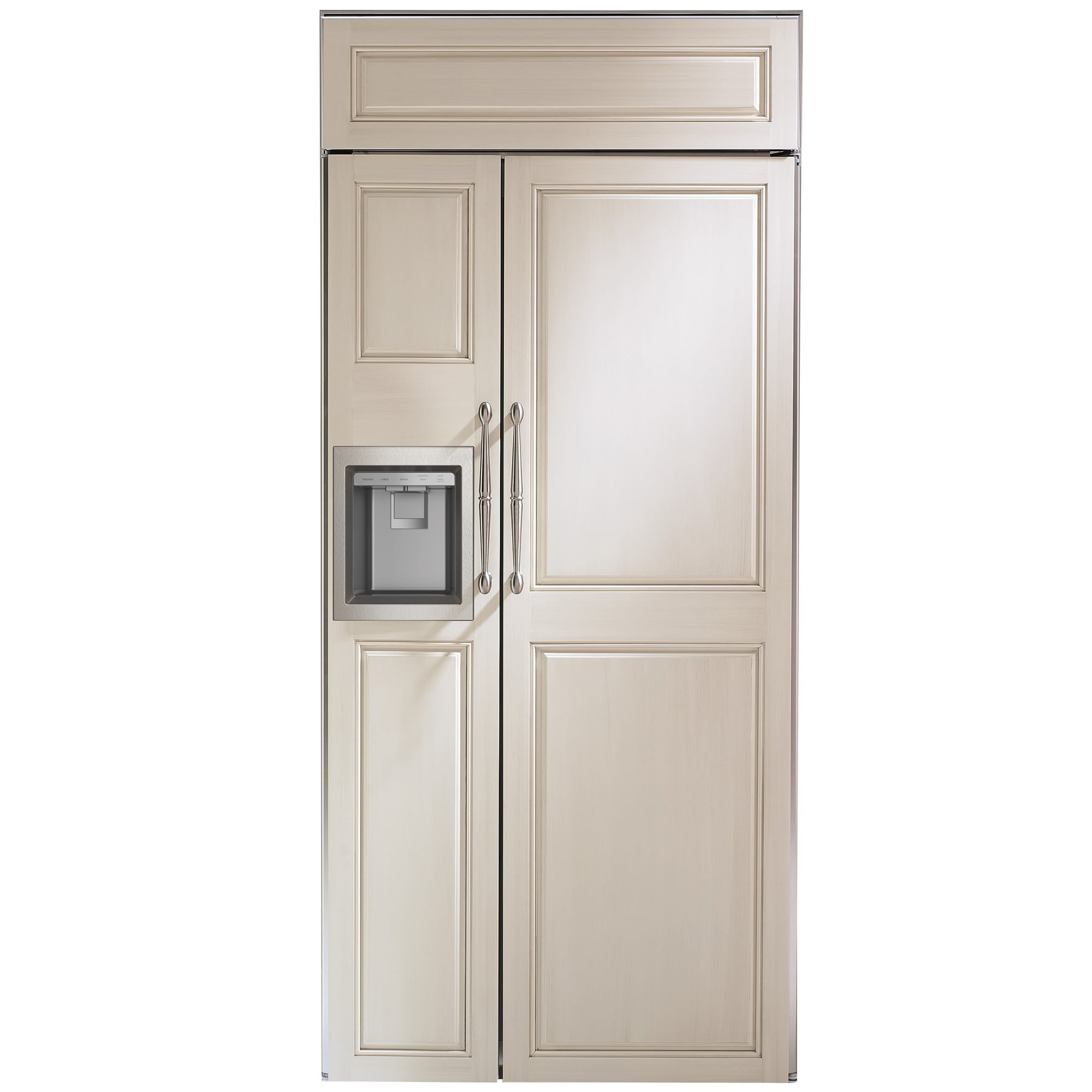 Monogram 36 in. 20.2 cu. ft. Built-In Smart Counter Depth Side by Side Refrigerator with Ice & Water Dispenser - Custom Panel Ready, , hires