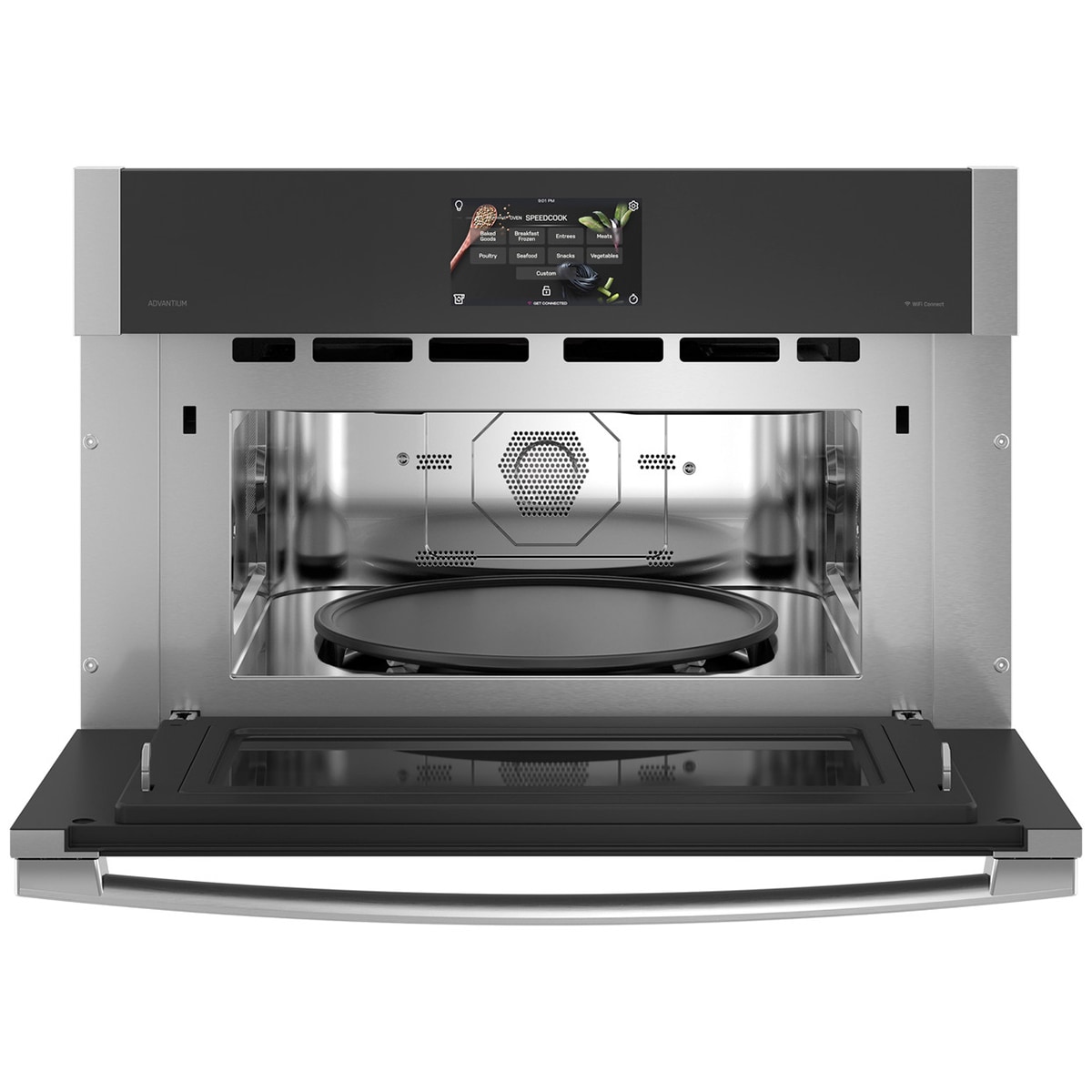 GE Profile 30 in. 1.7 cu. ft. Smart Speed Electric Single Wall Oven with Standard Convection & Sensor Cooking - Stainless Steel, , hires