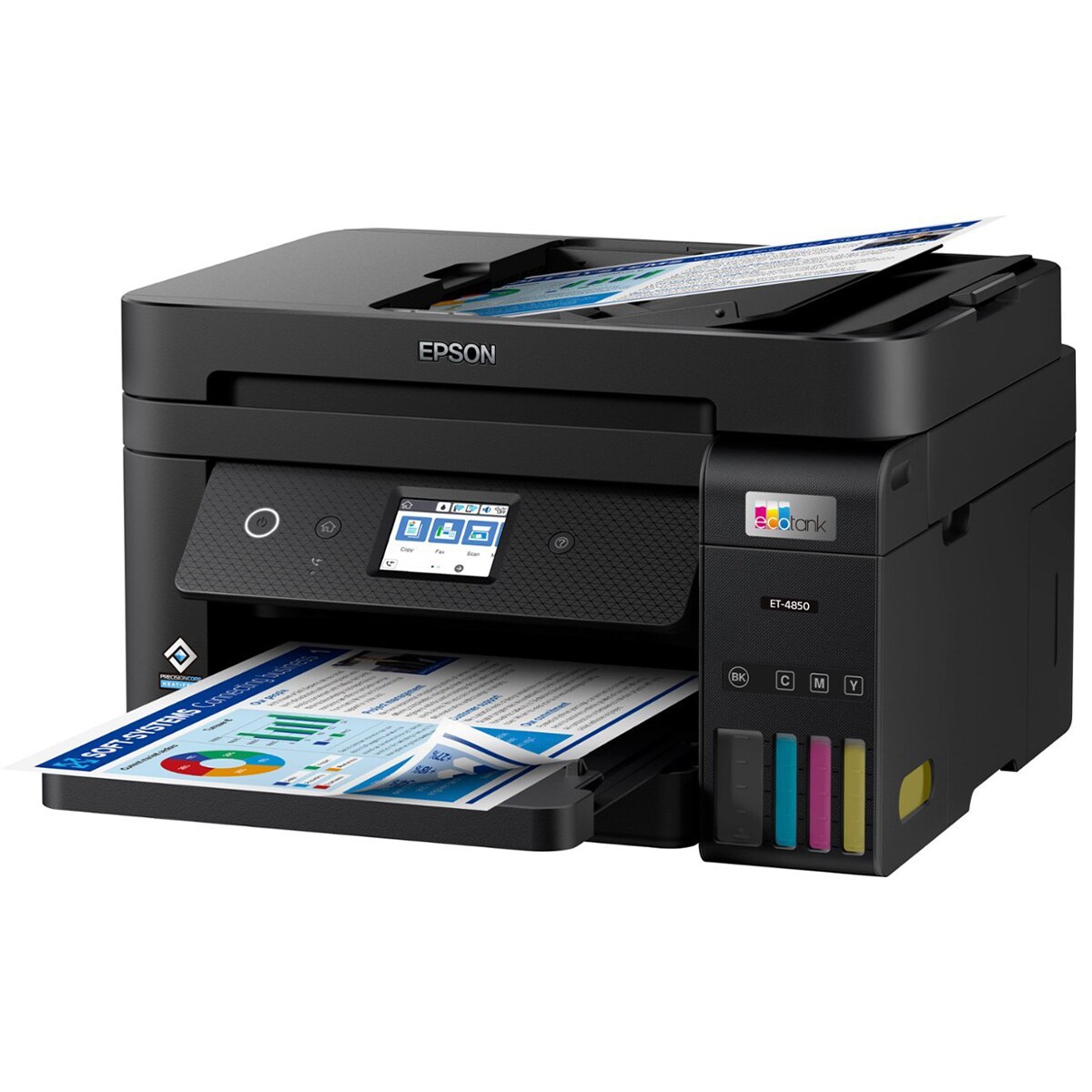 Epson - EcoTank ET-4850 All-in-One Supertank Inkjet Printer - Black, , hires