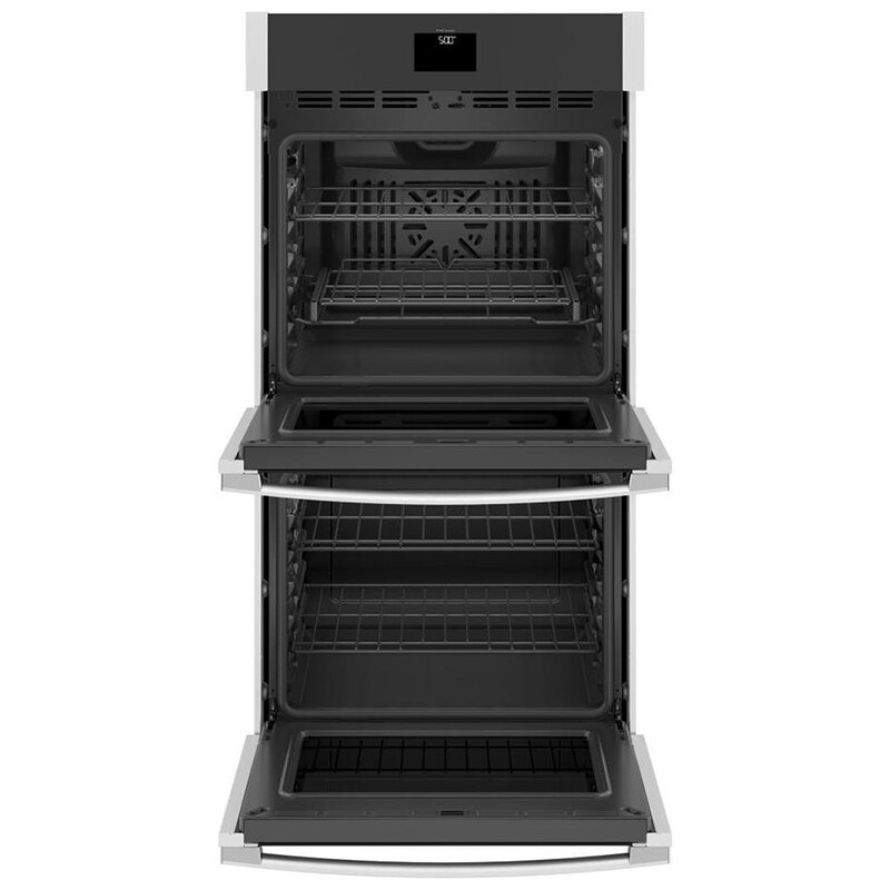GE 27" 8.6 Cu. Ft. Electric Smart Double Wall Oven with True European