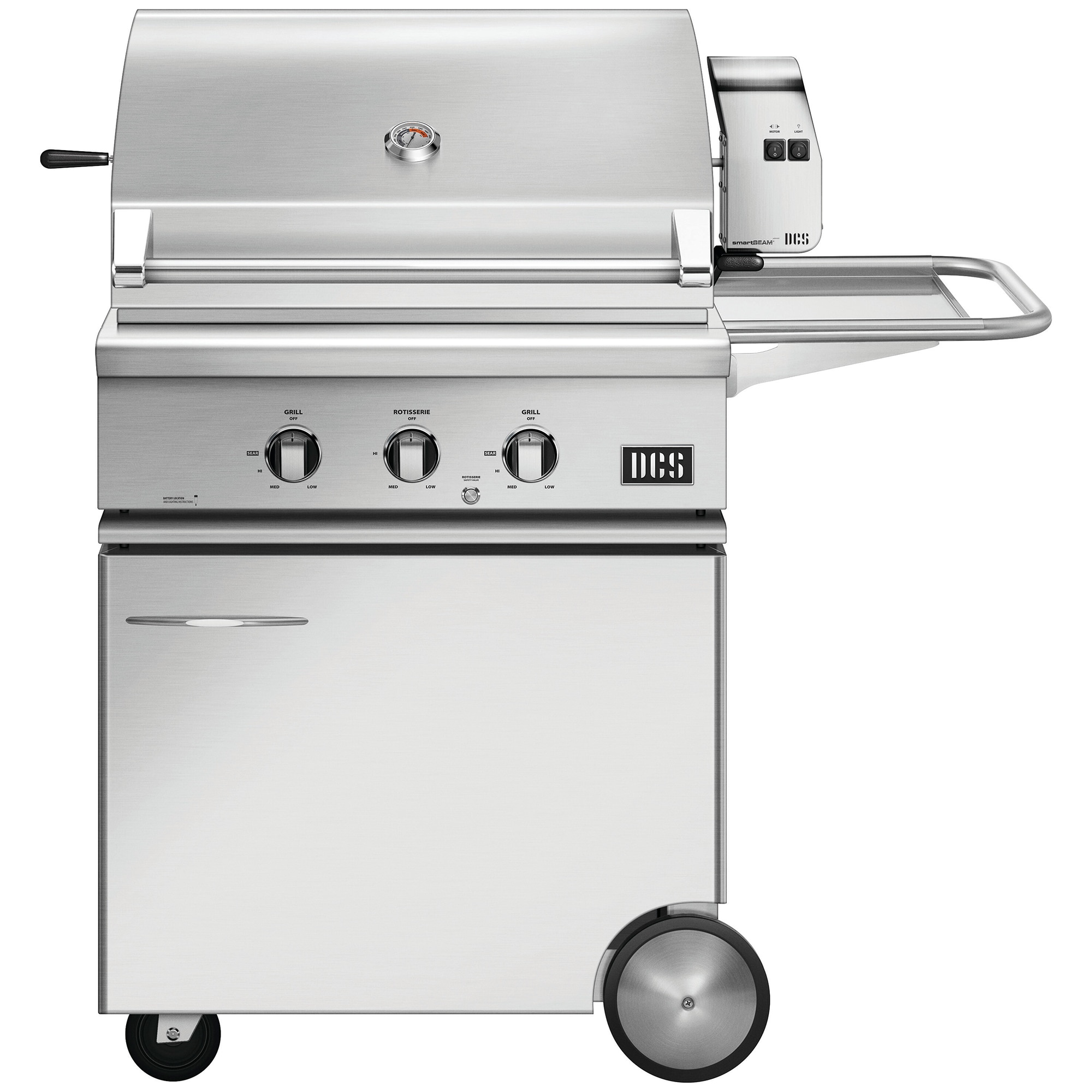 DCS Series 7 30 in. 2-Burner Built-In Liquid Propane Gas Grill with Rotisserie - Stainless Steel, , hires